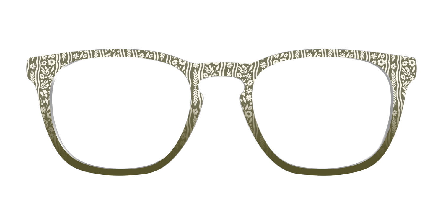 The Floret Stripes - Front Top Image - Pair Eyewear