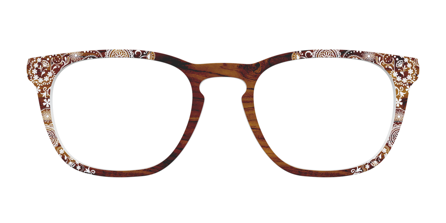 The Folk Melody Paisley - Front Top Image - Pair Eyewear