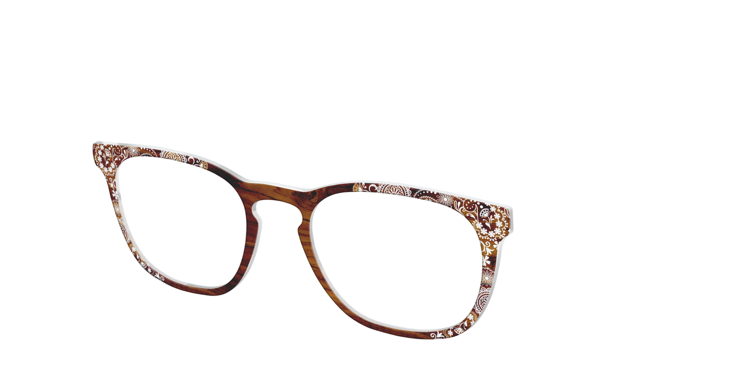 The Folk Melody Paisley - Angle Top Image - Pair Eyewear