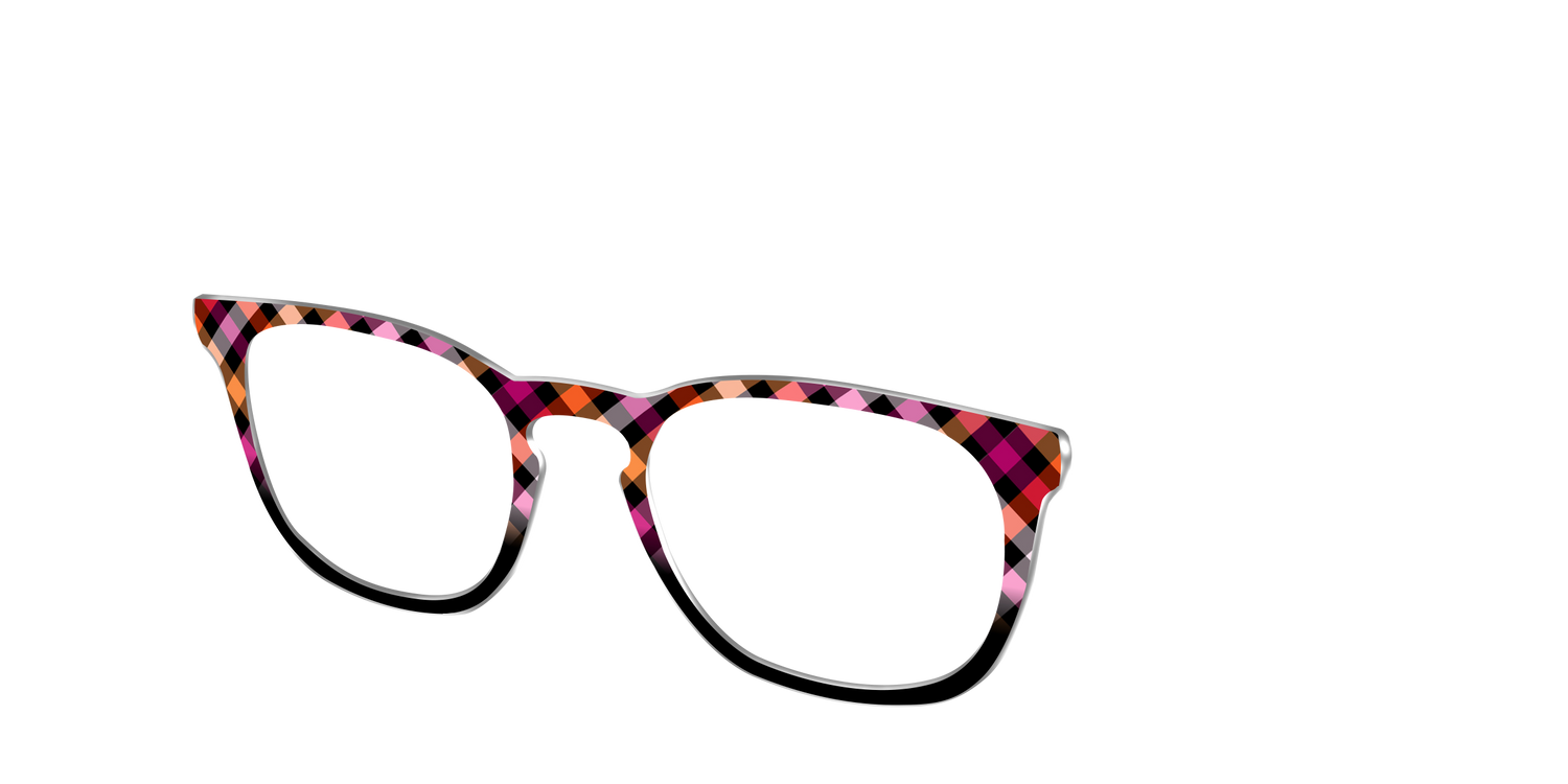 The Genuine Gingham - Angle Top Image - Pair Eyewear