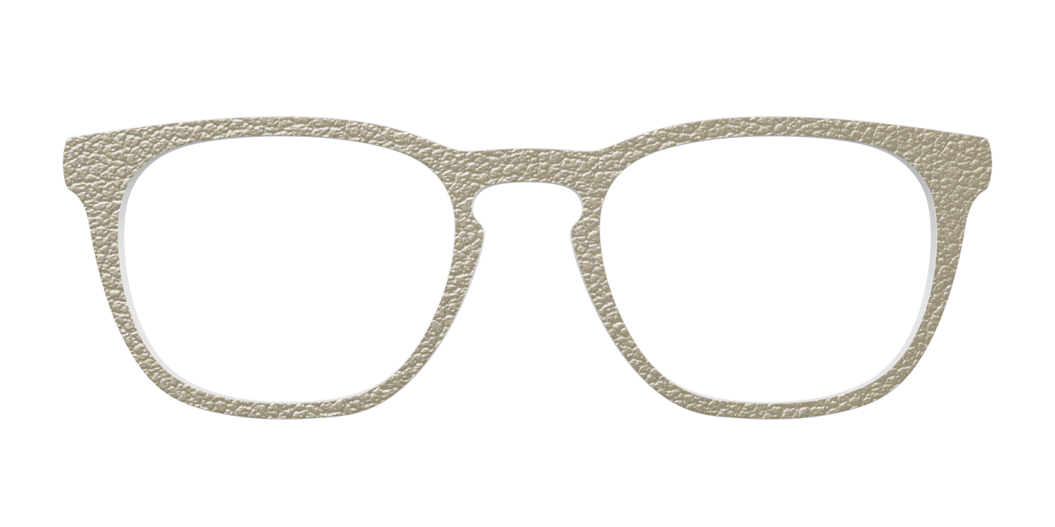 The Gold Leather - Front Top Image - Pair Eyewear
