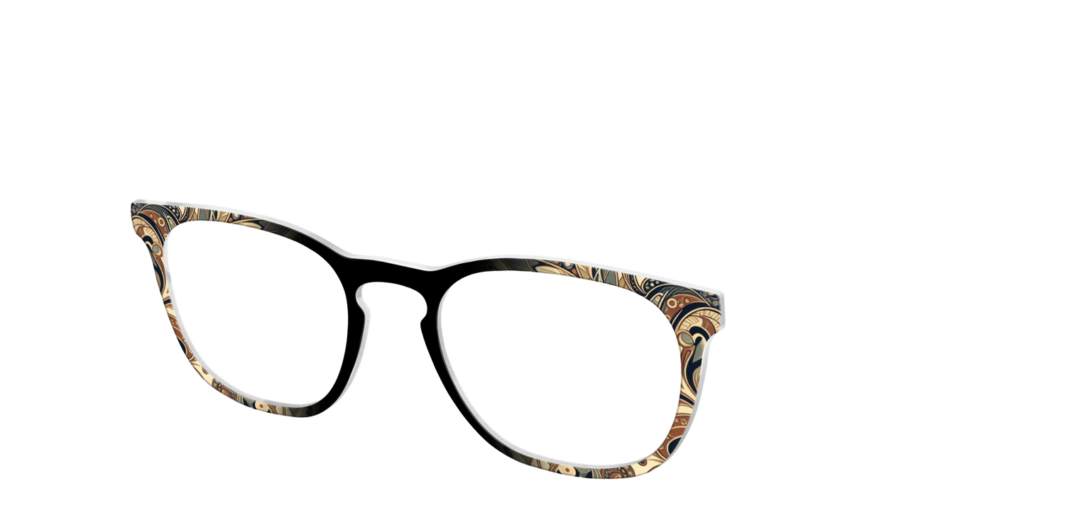 The Grand Paisley - Angle Top Image - Pair Eyewear