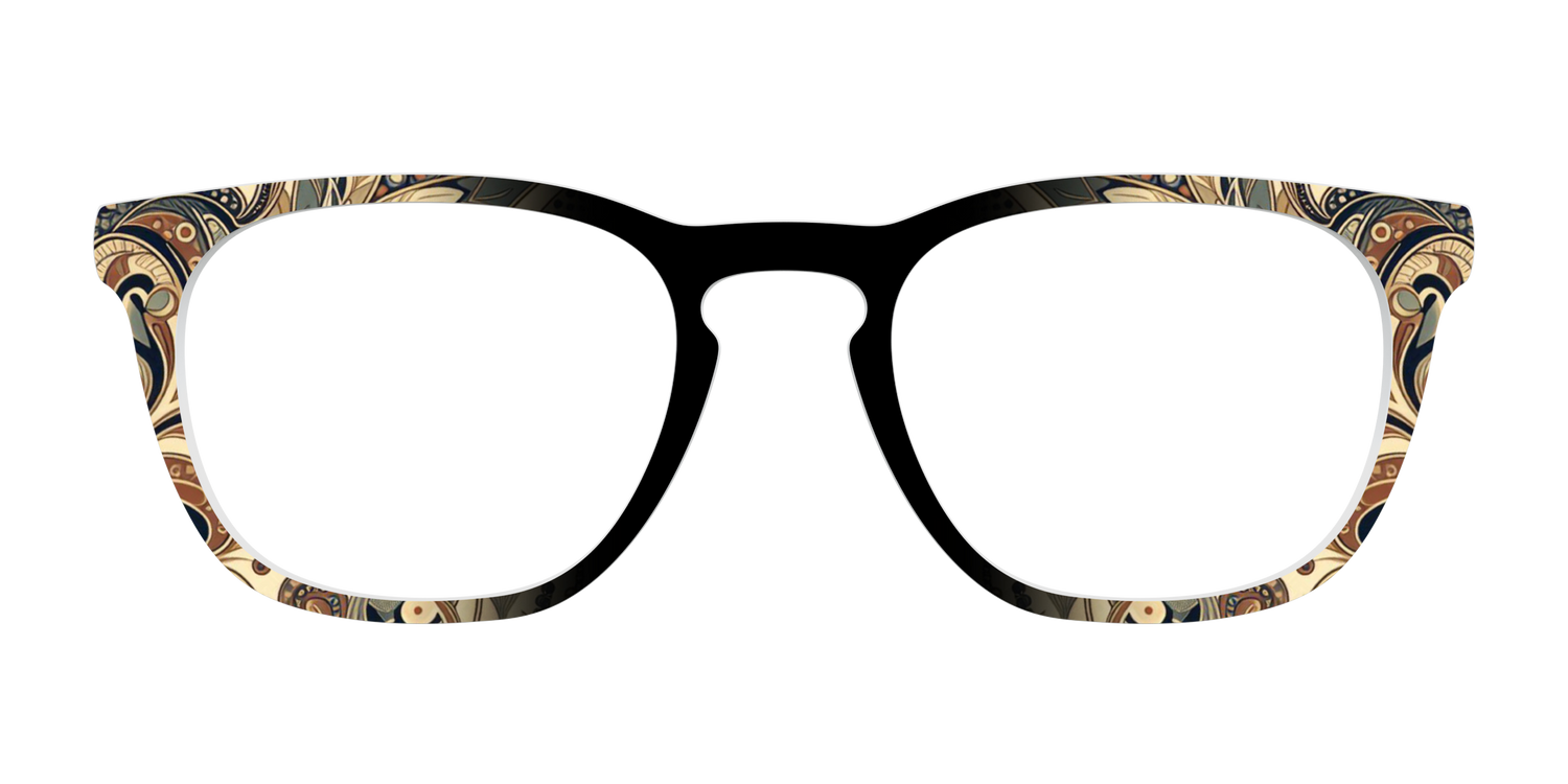 The Grand Paisley - Front Top Image - Pair Eyewear