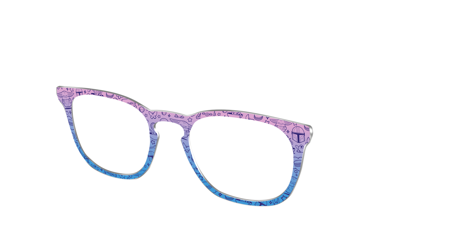 Grogu™ Galaxy Gradient - Angle Top Image - Pair Eyewear