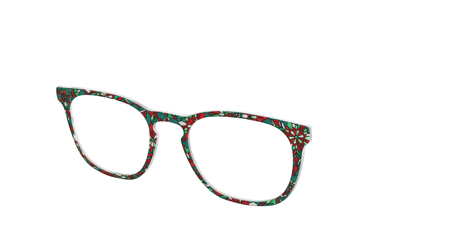 The Holiday Stained Glass - Angle Top Image - Pair Eyewear