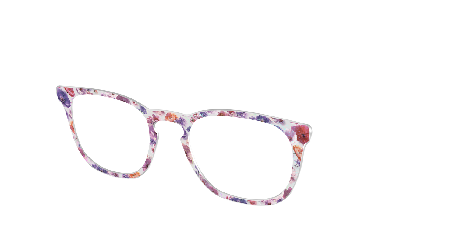 The Holographic Milky Floral - Angle Top Image - Pair Eyewear