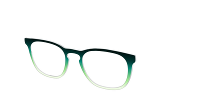 The Jade to Chartreuse Gradient - Angle Top Thumbnail - Pair Eyewear