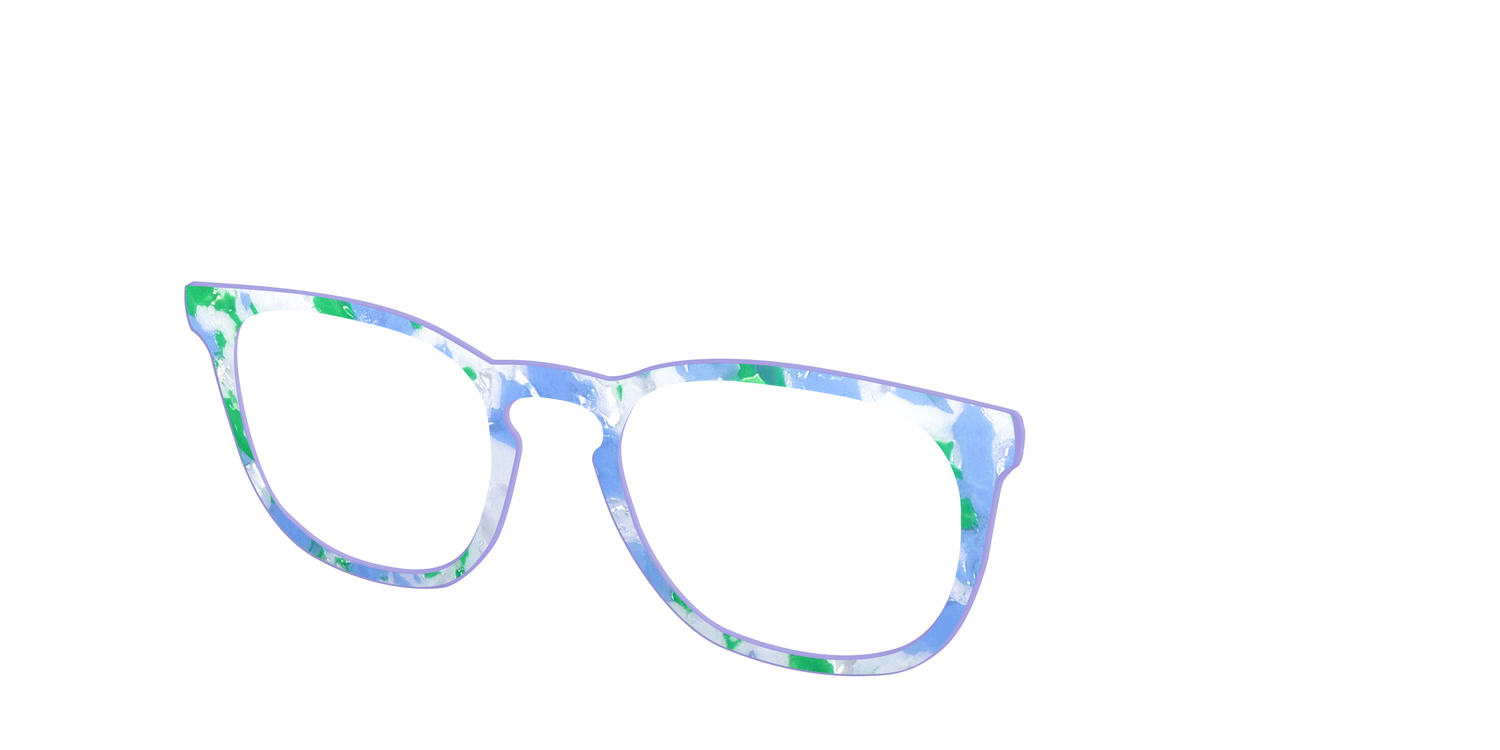 The Lakeside Pearl Marble - Angle Top Image - Pair Eyewear