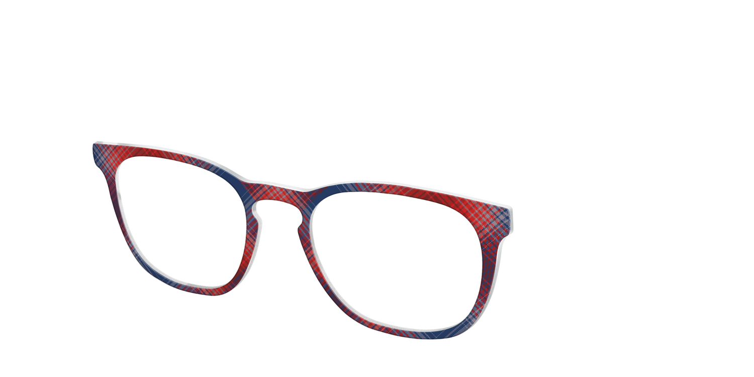 The Lodge Plaid - Angle Top Image - Pair Eyewear