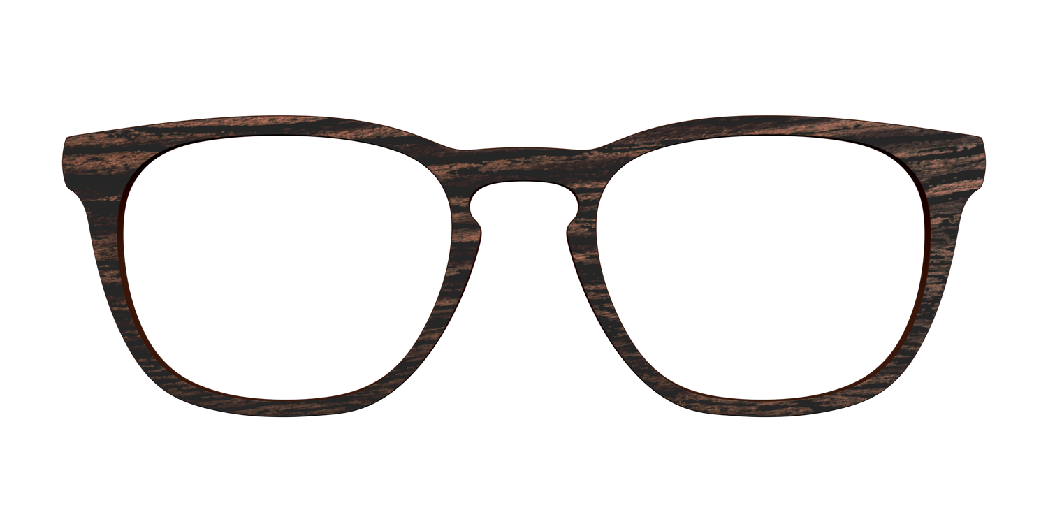 The Mahogany Woodgrain - Front Top Image - Pair Eyewear