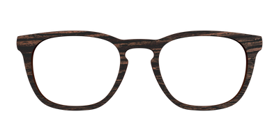 The Mahogany Woodgrain - Front Top Thumbnail - Pair Eyewear