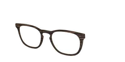 The Mahogany Woodgrain - Angle Top Thumbnail - Pair Eyewear