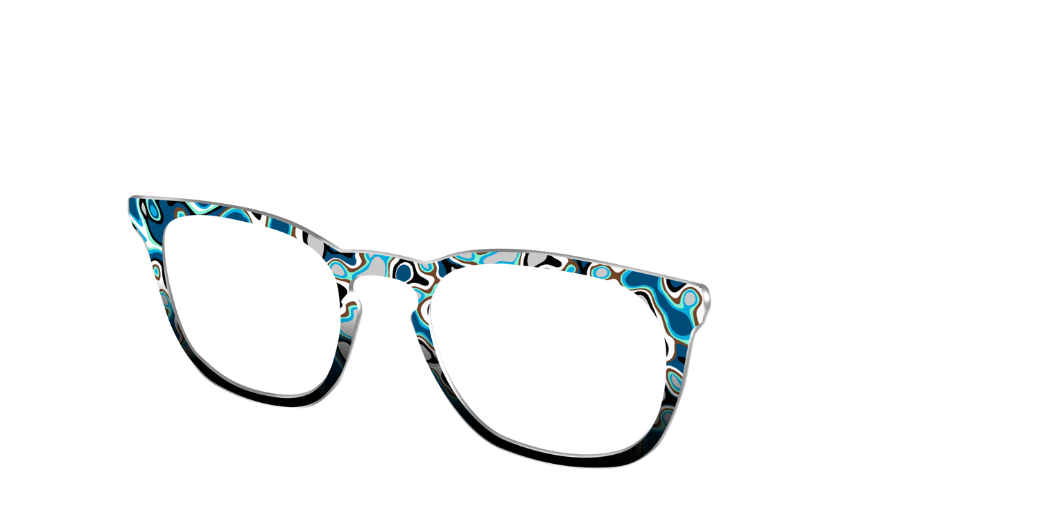 The Marbled Movement - Angle Top Image - Pair Eyewear