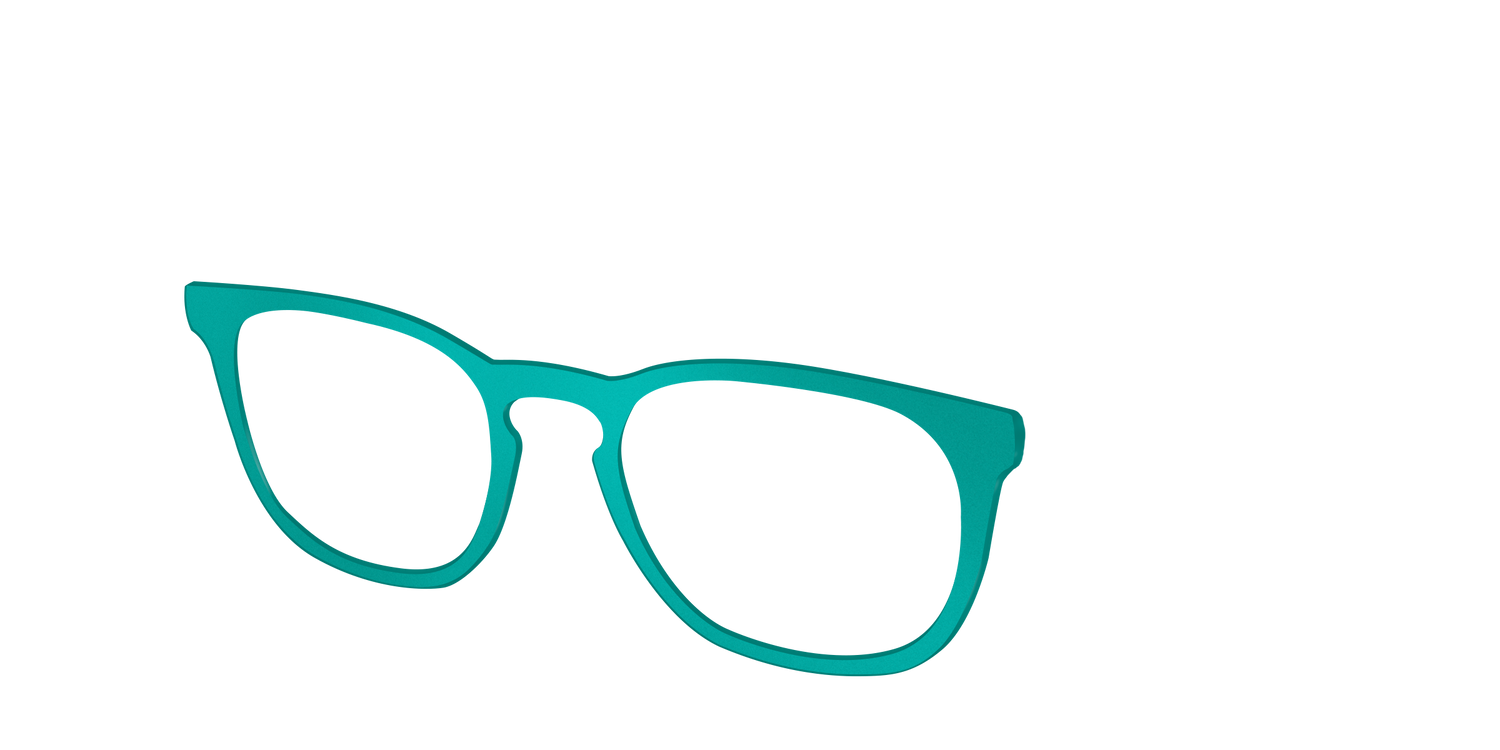 The Matte Jade - Angle Top Image - Pair Eyewear