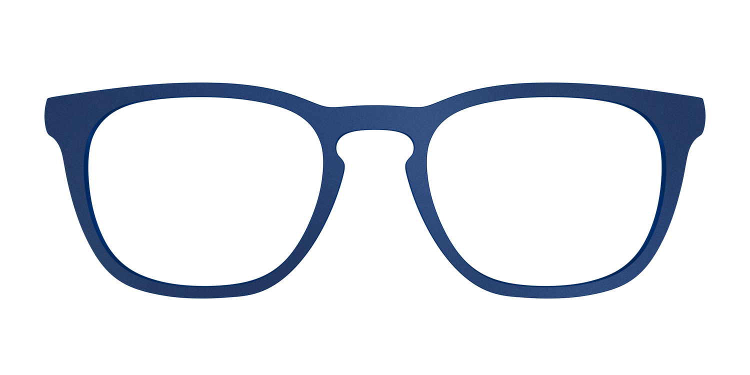The Matte Navy - Front Top Image - Pair Eyewear