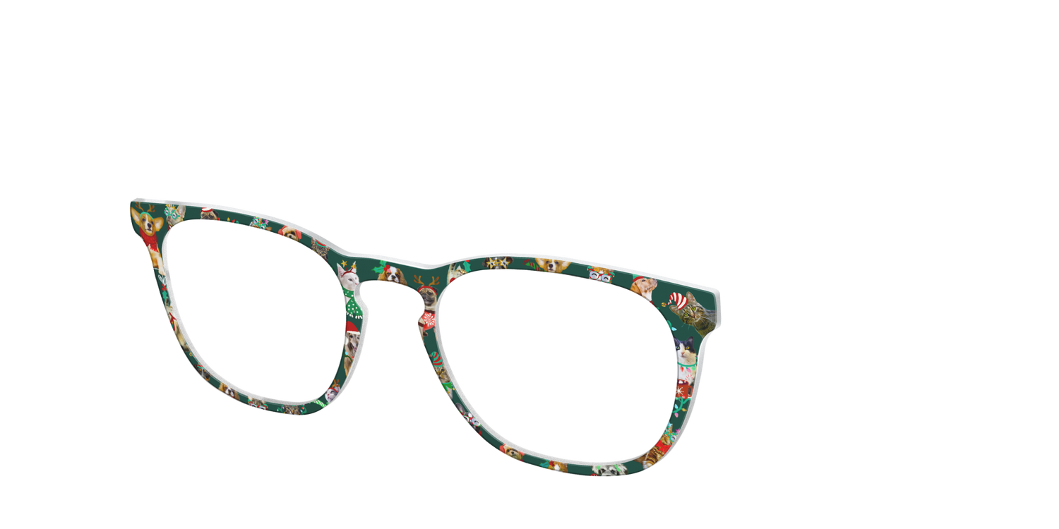 The Meowy Christmas - Angle Top Image - Pair Eyewear