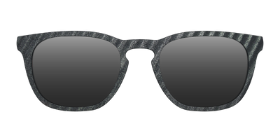 The Polarized Obsidian Stripe Sun Top - Front Top Thumbnail - Pair Eyewear