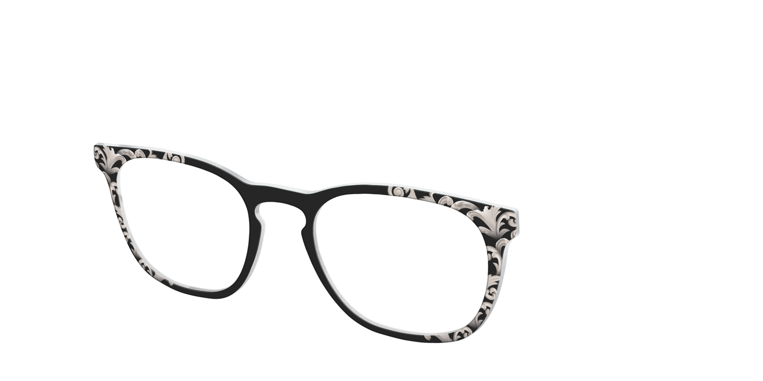 The Ornate Leaves - Angle Top Image - Pair Eyewear