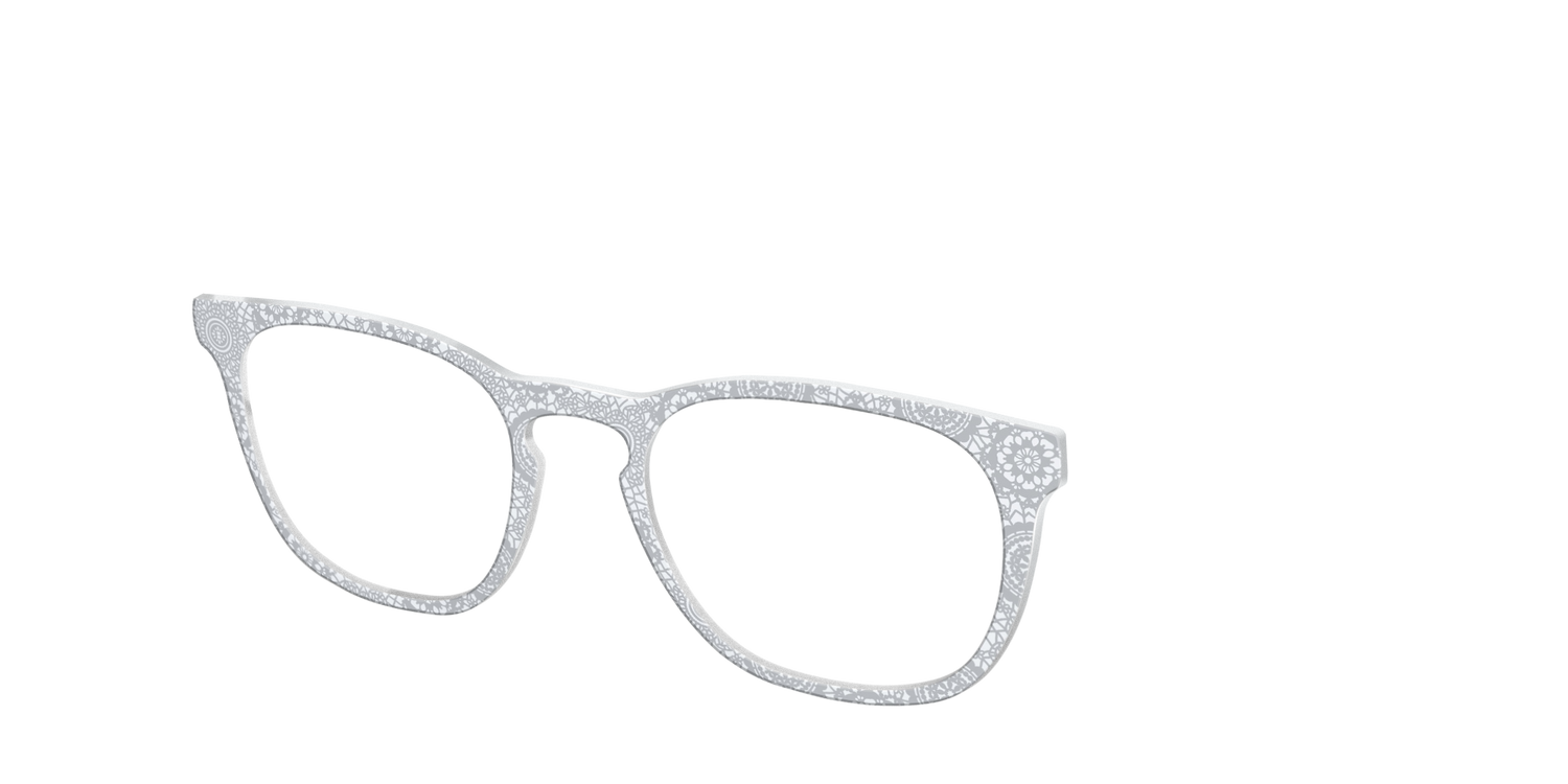 The Pale Gray Medallion Lace - Angle Top Image - Pair Eyewear