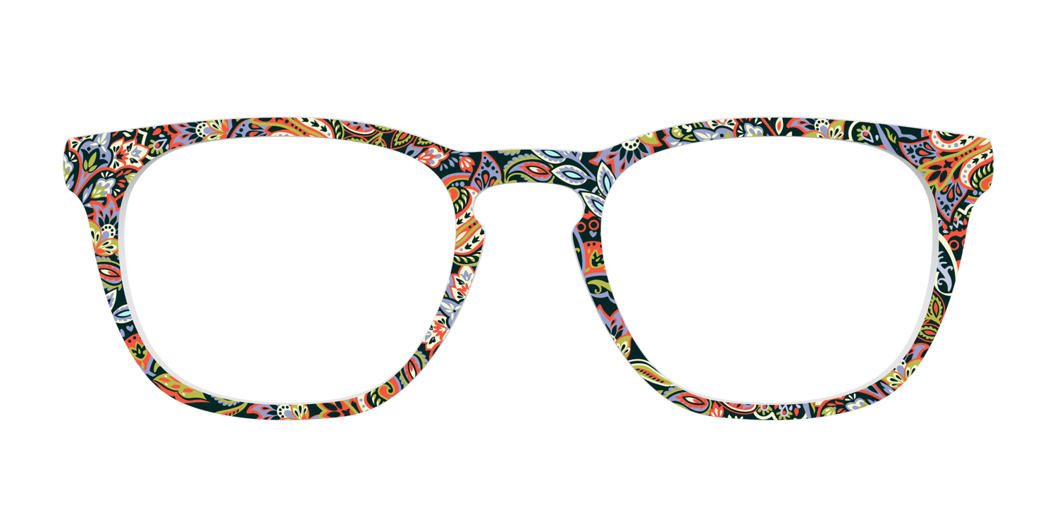 The Paradise Paisley - Front Top Image - Pair Eyewear