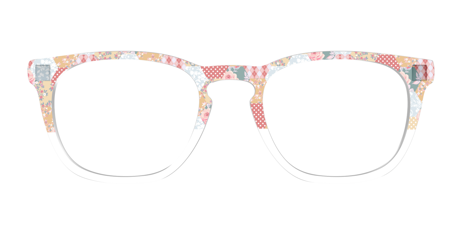 The Patchwork Hexagon Crystal Split - Front Top Image - Pair Eyewear