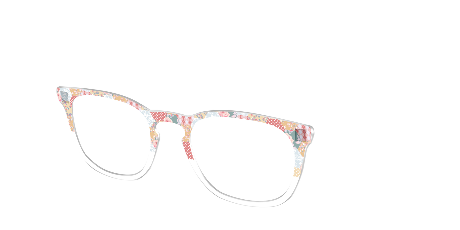 The Patchwork Hexagon Crystal Split - Angle Top Image - Pair Eyewear