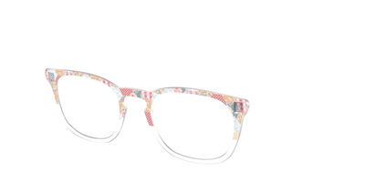 The Patchwork Hexagon Crystal Split - Angle Top Thumbnail - Pair Eyewear