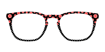 The Peppermint Pin Dot Split - Front Top Thumbnail - Pair Eyewear