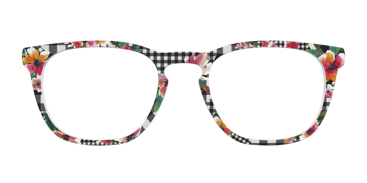 The Petal Plaid - Front Top Image - Pair Eyewear