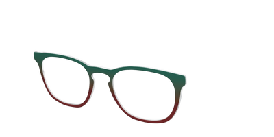 The Pine to Garnet Gradient - Angle Top Thumbnail - Pair Eyewear