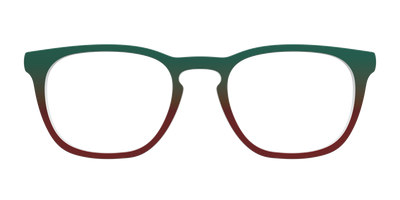 The Pine to Garnet Gradient - Front Top Thumbnail - Pair Eyewear