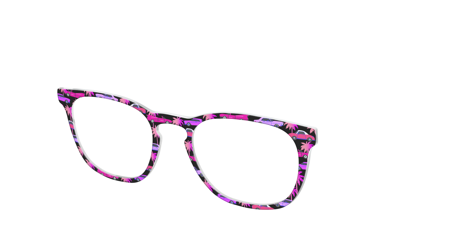 The Pink Cruisers - Angle Top Image - Pair Eyewear