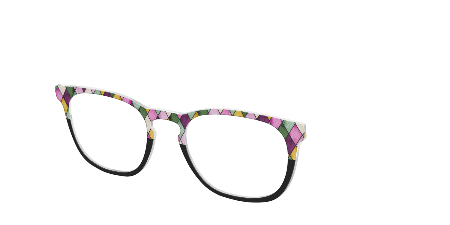 The Playful Harley Split - Angle Top Image - Pair Eyewear