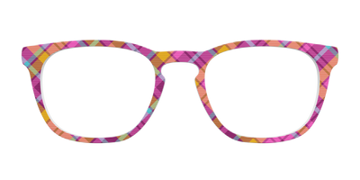The Playful in Pink Plaid - Front Top Thumbnail - Pair Eyewear
