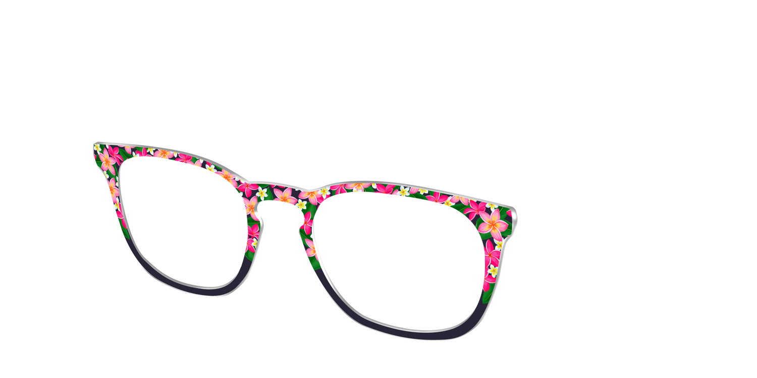 The Plumeria Crown - Angle Top Image - Pair Eyewear
