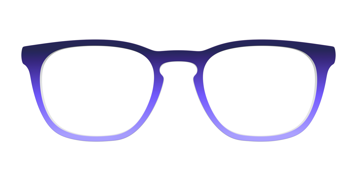 The Plum to Wisteria Gradient - Front Top Image - Pair Eyewear