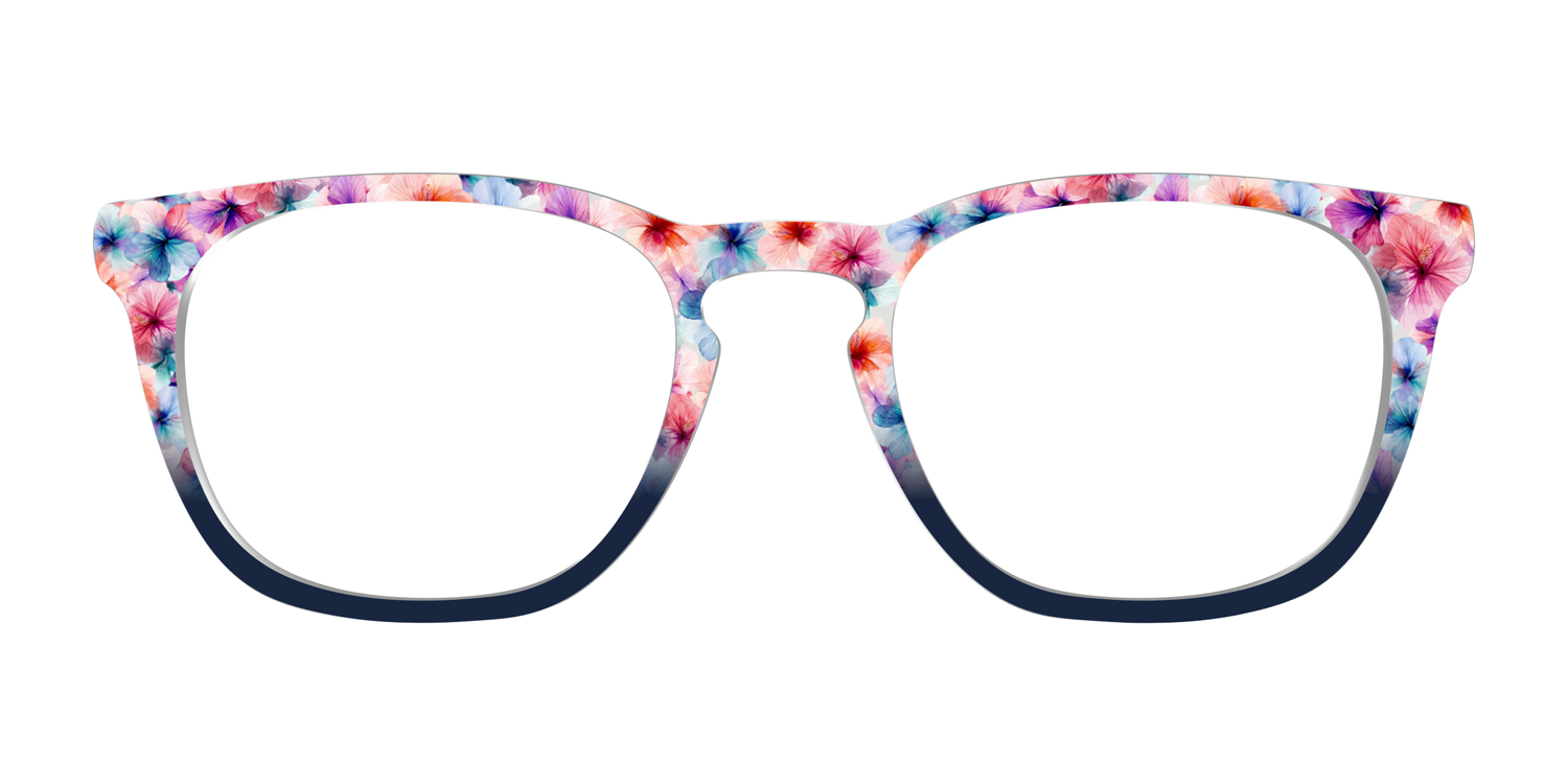 The Pressed Hibiscus - Front Top Image - Pair Eyewear