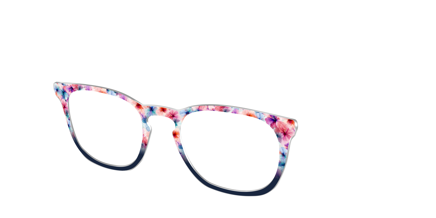 The Pressed Hibiscus - Angle Top Image - Pair Eyewear