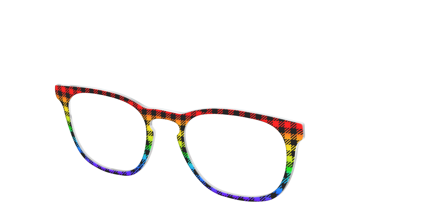 The Primary Plaid - Angle Top Image - Pair Eyewear