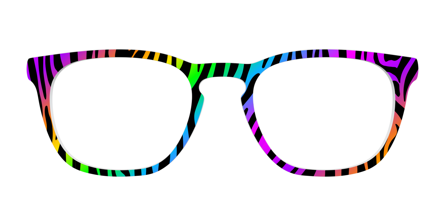 The Prismatic Zebra - Front Top Image - Pair Eyewear