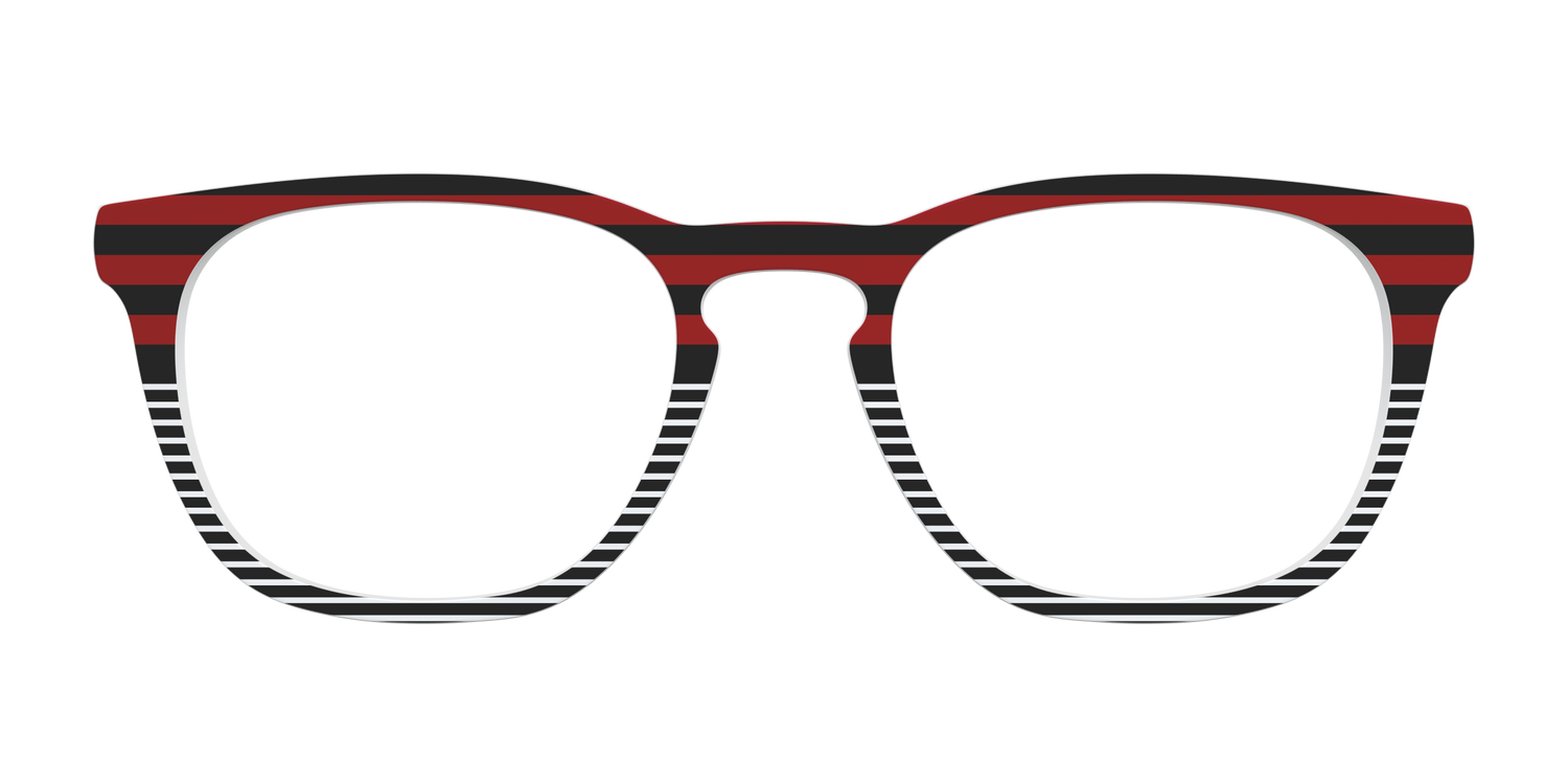 The Punk Stripes Split - Front Top Image - Pair Eyewear
