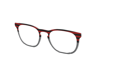 The Punk Stripes Split - Angle Top Thumbnail - Pair Eyewear