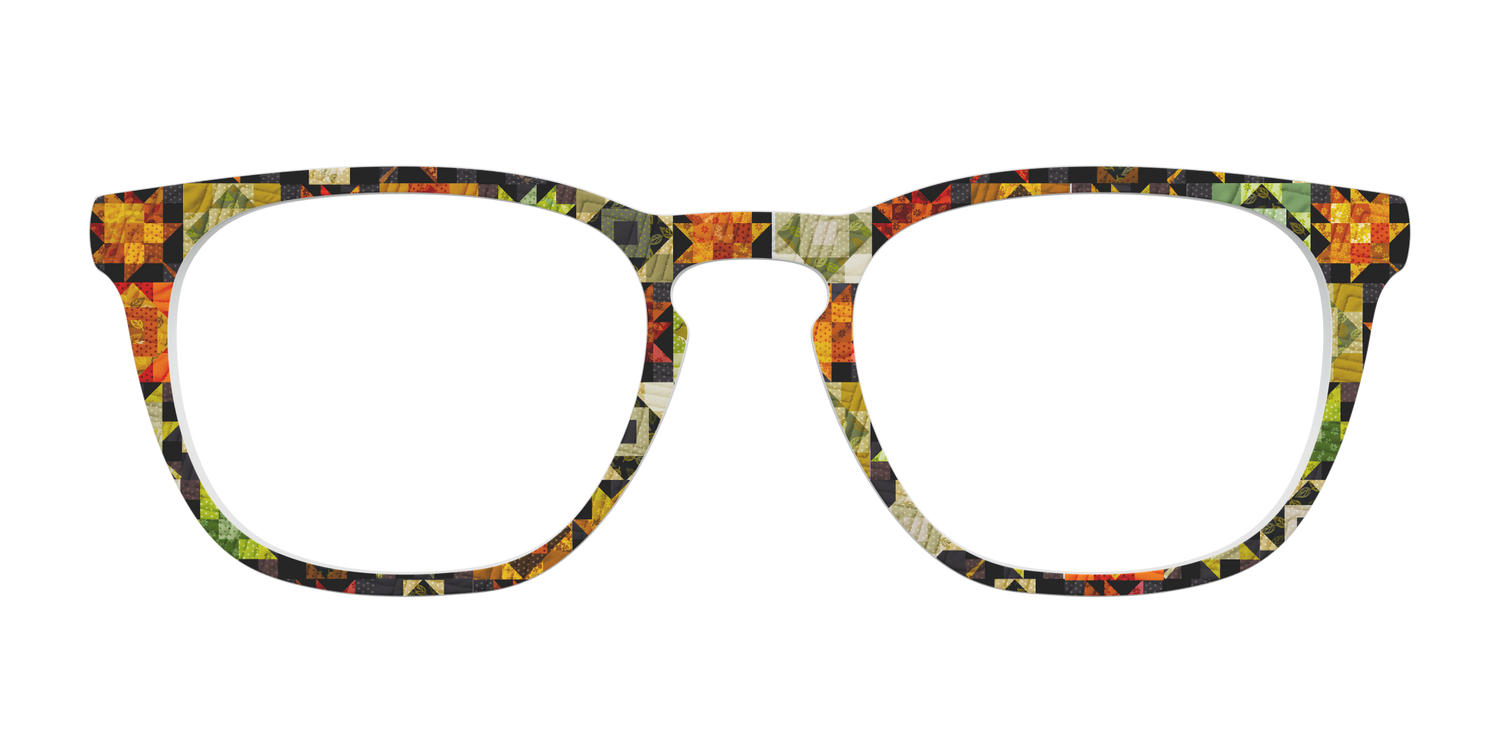 The Quilted Leaves - Front Top Image - Pair Eyewear