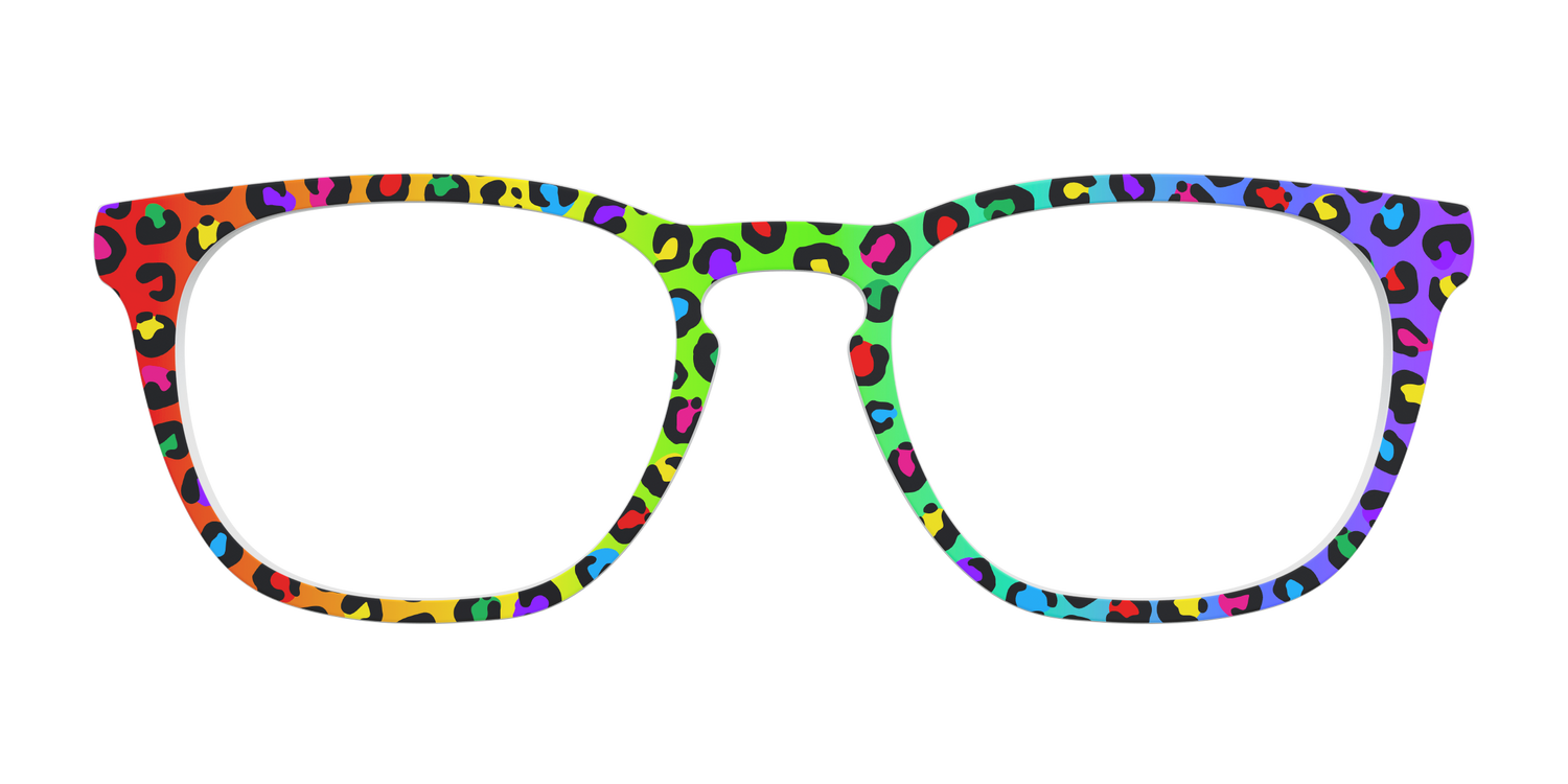 The Rainbow Cheetah - Front Top Image - Pair Eyewear