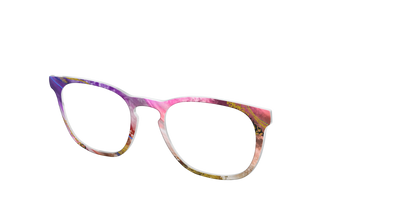 The Rose Quartz Crystal - Angle Top Thumbnail - Pair Eyewear