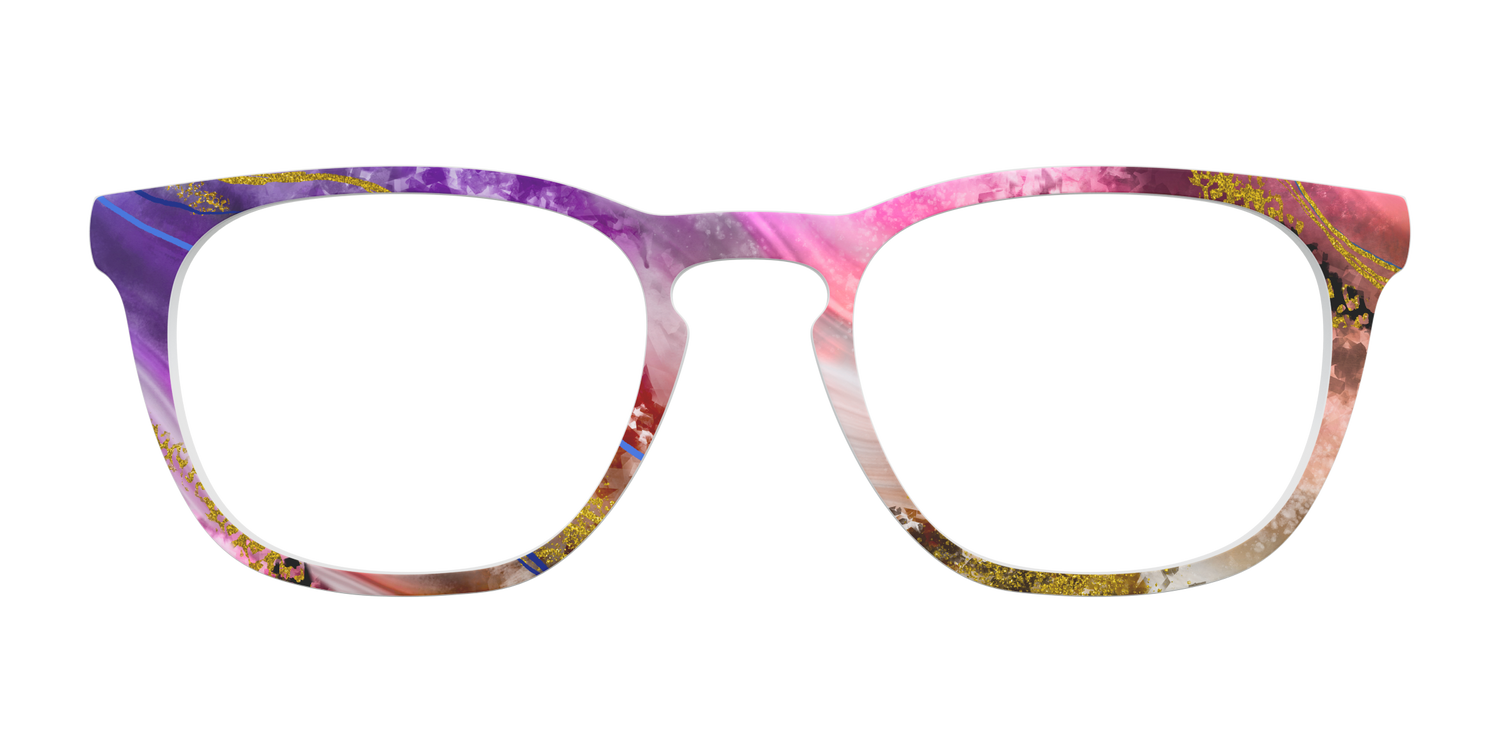 The Rose Quartz Crystal - Front Top Image - Pair Eyewear