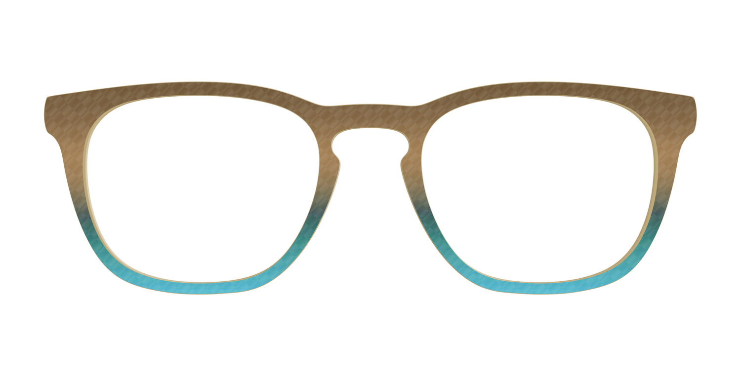 The Sand to Sea Gradient Check - Front Top Image - Pair Eyewear