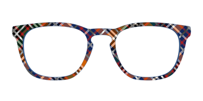 The Scholastic Plaid with Foil - Front Top Thumbnail - Pair Eyewear