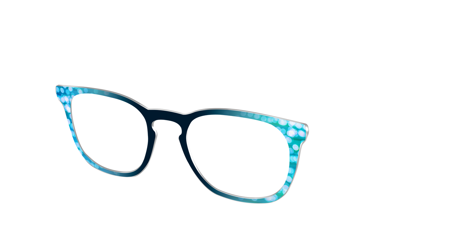 The Sea Foam Bokeh - Angle Top Image - Pair Eyewear