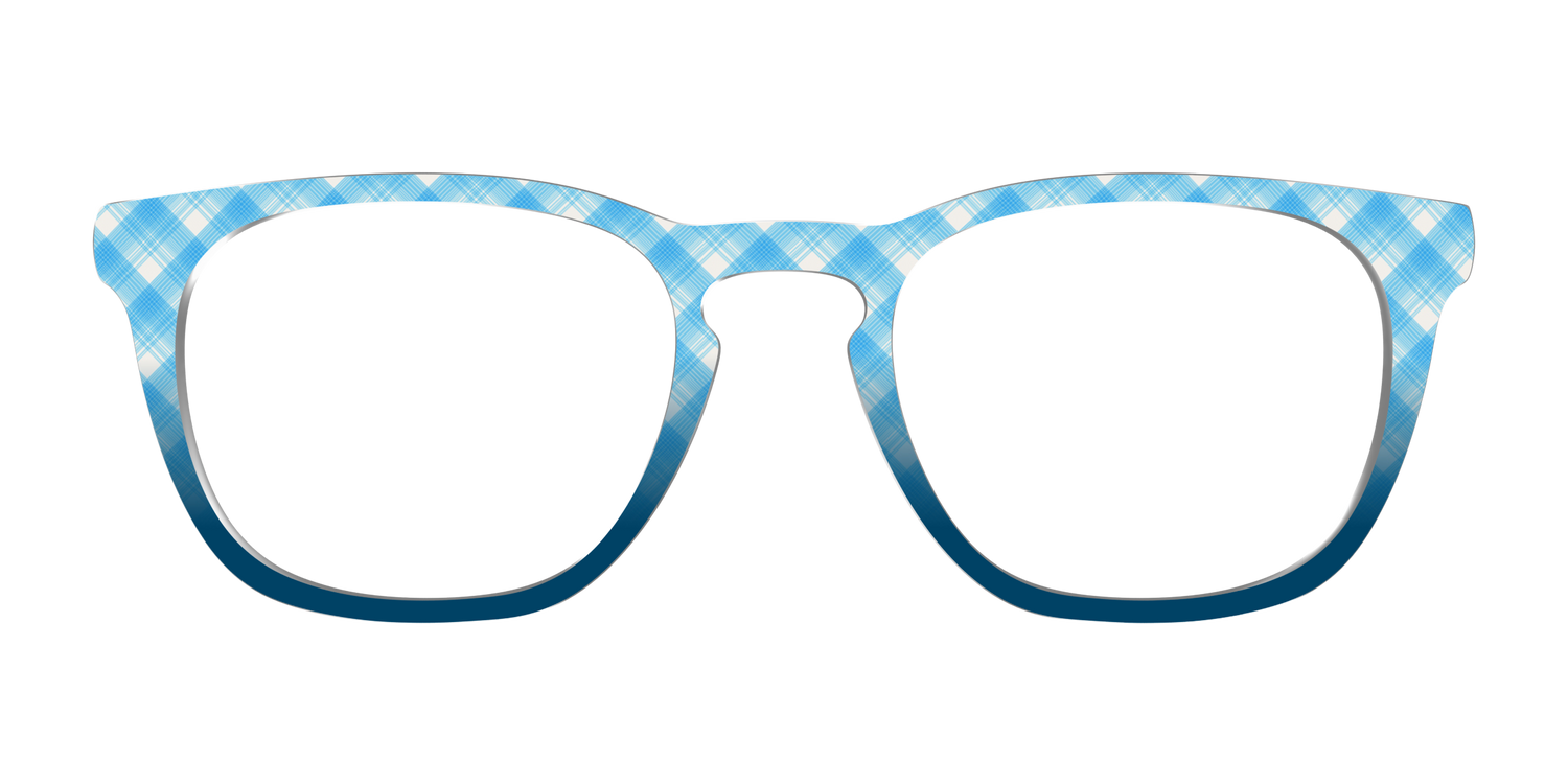 The Seaside Plaid - Front Top Image - Pair Eyewear